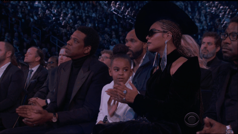 Blue Ivy, Queen Bey e Daddy Jay.